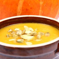 Pumpkin Soup Royalty Free Stock Photos Pumpkin Soup Royalty Free Stock Photos