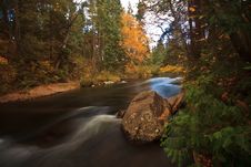 Fall Color White Rapid Stock Image Fall Color White Rapid Stock Image