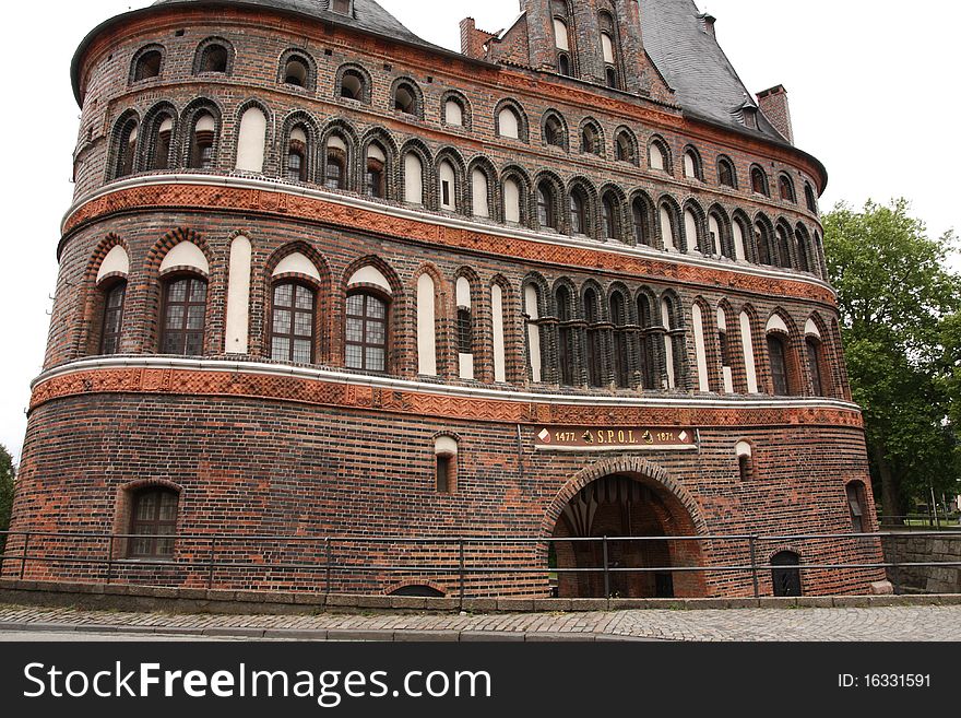 Beautiful city of Lubeck in North of Germany