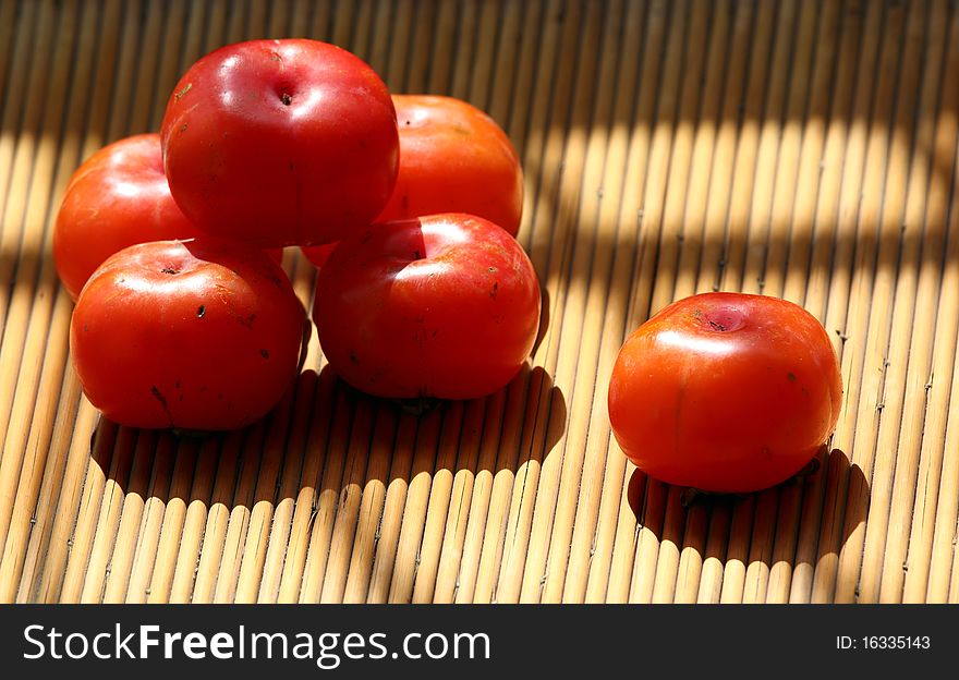 Persimmon, very delicious, nutritious fruit.