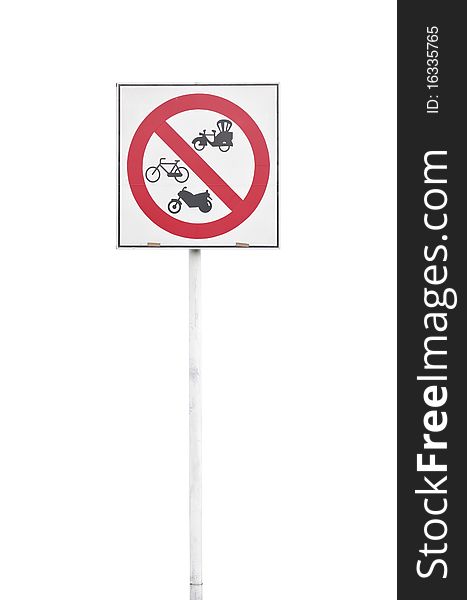 No Passing Sign Bicycle Motorcycle And Moter-t