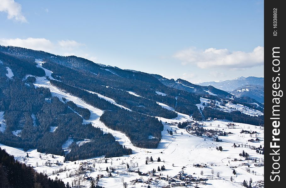 Ski Resort  Schladming . Austria