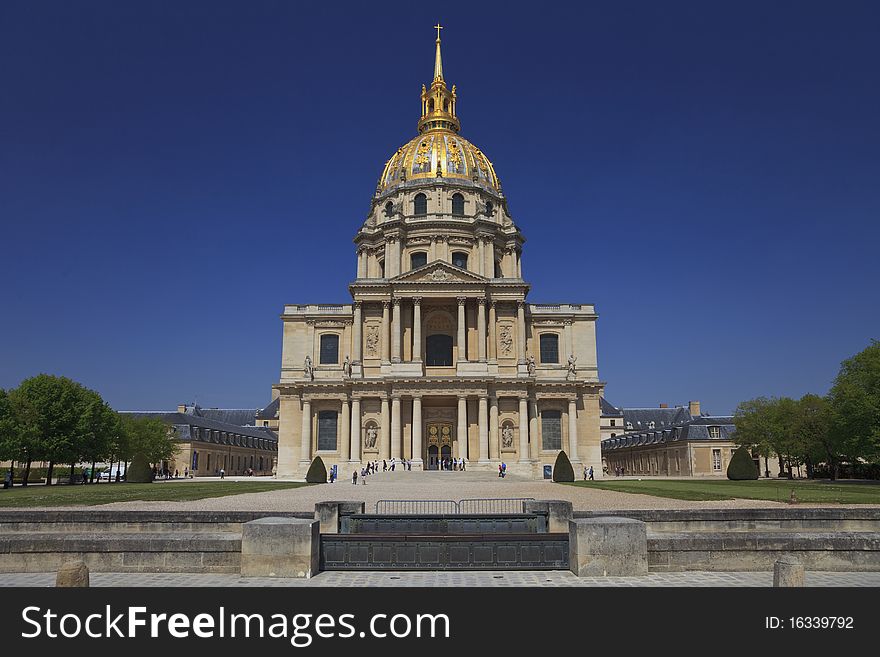 Les Invalides In Paris, France