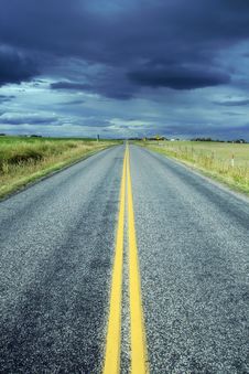 Quiet Highway Royalty Free Stock Photo Quiet Highway Royalty Free Stock Photo