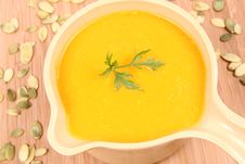 Pumpkin Soup Royalty Free Stock Images Pumpkin Soup Royalty Free Stock Images