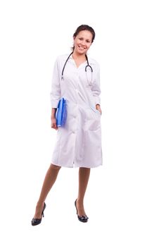Friendly Nurse Holding Chart Royalty Free Stock Photos Friendly Nurse Holding Chart Royalty Free Stock Photos