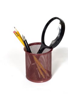 Pencil Cup Stock Photography