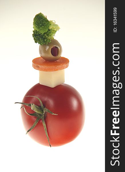 Tomato And Creative Diet Vegetables