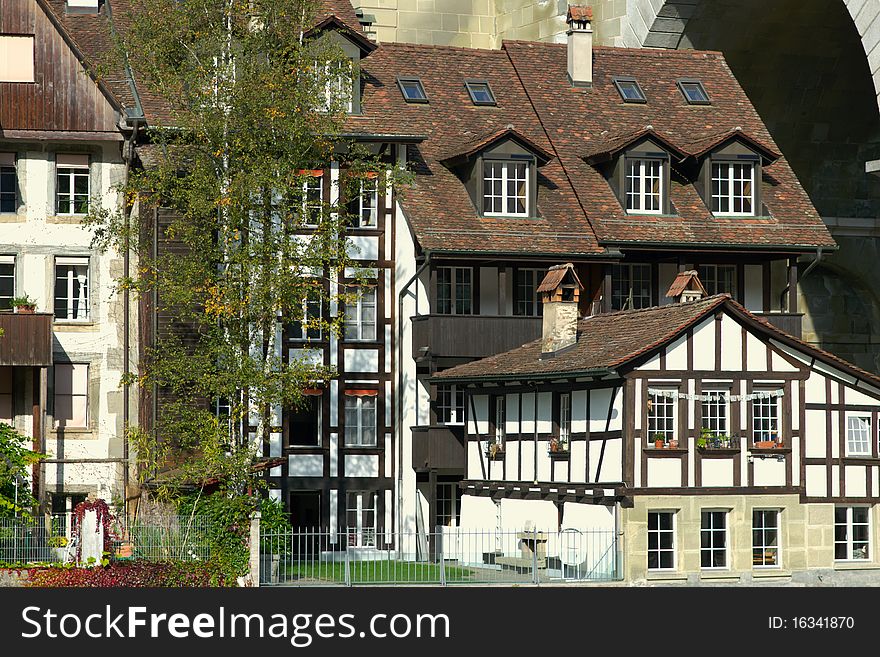 Old Bern houses and roofs. Switzerland, taken in Sept. 2010. Old Bern houses and roofs. Switzerland, taken in Sept. 2010