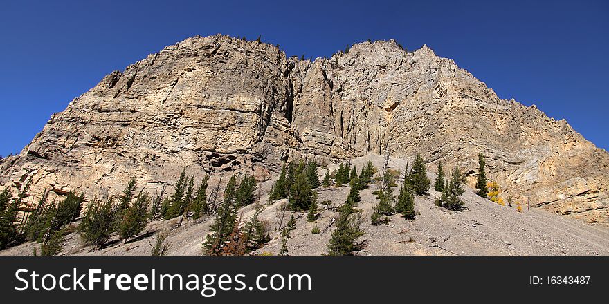 Levinski ridge in Gallatin national forest in Wyoming