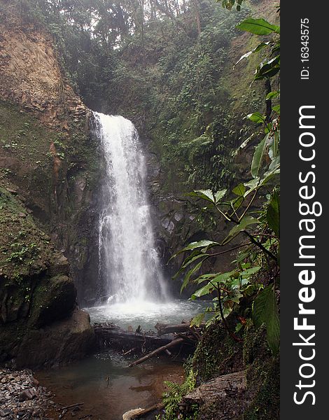 Costa Rican Waterfall, costa rica