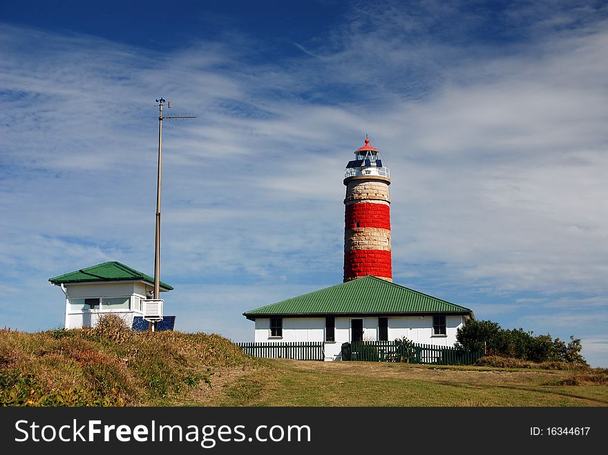 Lighthouse on Moreton Island in Queensland, Australia