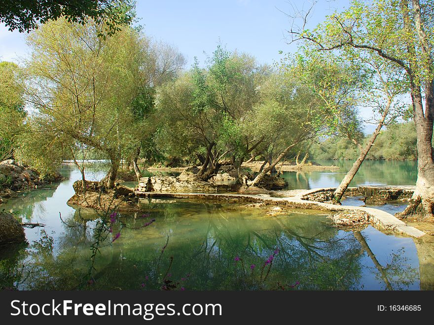 Manavgat Waterfall Large turkey antalya