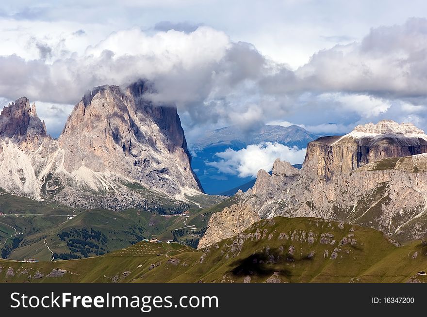 Breathtaking View From Marmolada Mountain