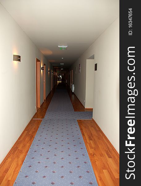 Modern and new Hotel aisle in Hungary