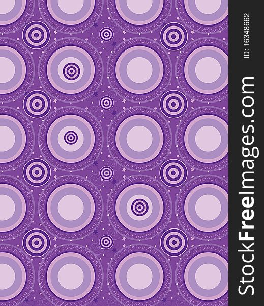 Funky purple circles