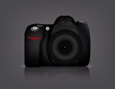 DSLR Camera Royalty Free Stock Photography