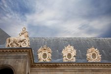 Horses Statue And Ornated Windows Stock Image Horses Statue And Ornated Windows Stock Image