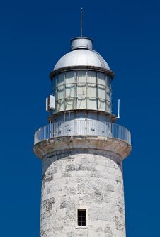 The Lighthouse Of El Morro In Havana, Cuba Royalty Free Stock Photo
