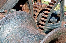 Closeup Of Old Rusty Hoist Stock Photography Closeup Of Old Rusty Hoist Stock Photography