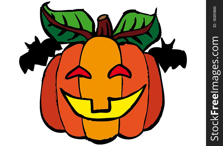 Vector file showing an image of a Halloween Pumpkin. Perfect for Halloween, t-shirts, parties, etc.

As a vector image, you can change colors and modify size as you want.