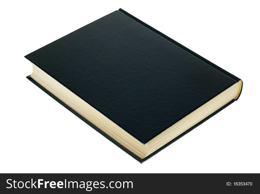 Closed book isolated on White