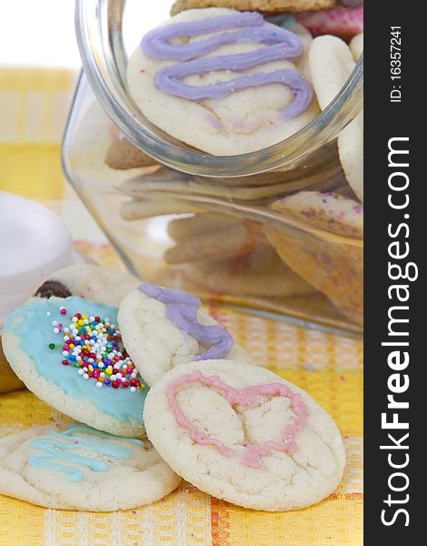 Homemade cookies in Jar