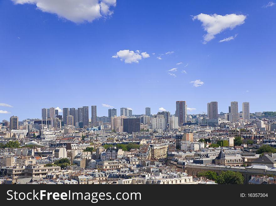 Paris Skyline. Great Panoramic.