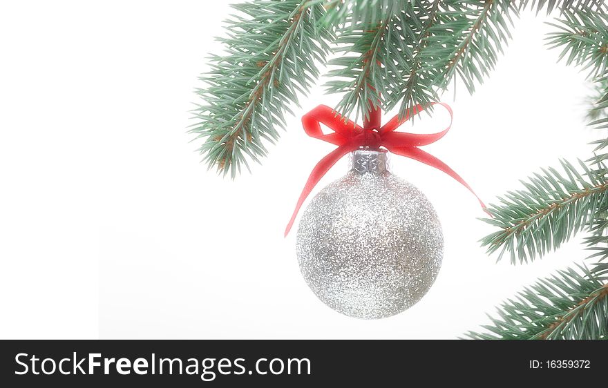 Christmas ornament on the tree. Christmas ornament on the tree.