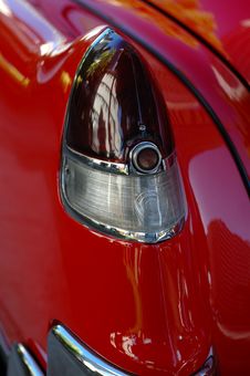 Shiny, Red Classic Car Stock Photography