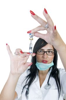 Preparing Vaccine Stock Photography Preparing Vaccine Stock Photography