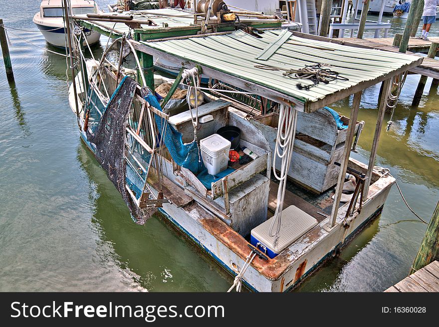 Old Shrimp Fishing Boat