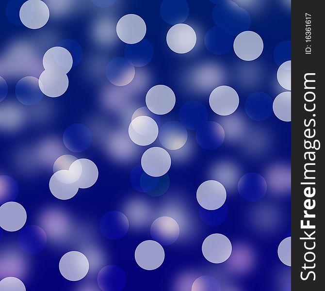 Blue Bokeh Background Dots