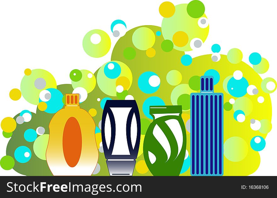 Abstract 2d illustration, vector, background. Abstract 2d illustration, vector, background