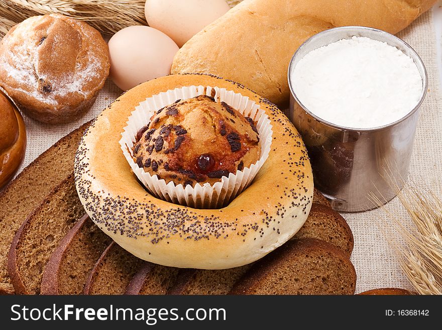 Bakery products and eggs