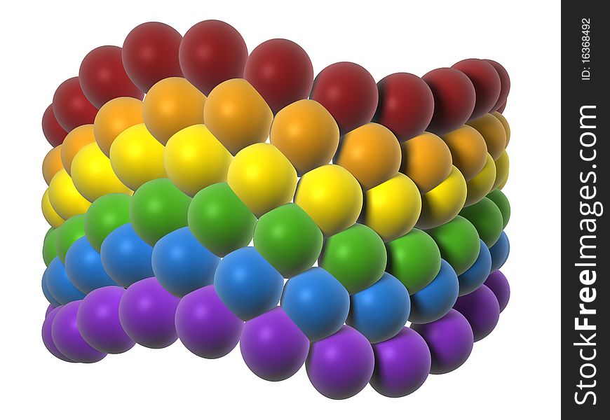 LGBT Flag In Balloons