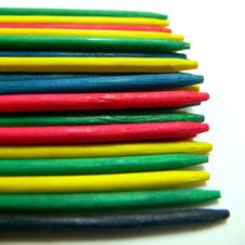 Colored Pick-up-sticks Royalty Free Stock Photo Colored Pick-up-sticks Royalty Free Stock Photo