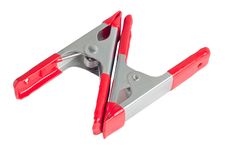 Two Spring Clamps Stock Photography