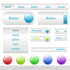 Web Buttons Royalty Free Stock Photo Web Buttons Royalty Free Stock Photo