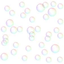 Bright Soap Bubbles Royalty Free Stock Images Bright Soap Bubbles Royalty Free Stock Images