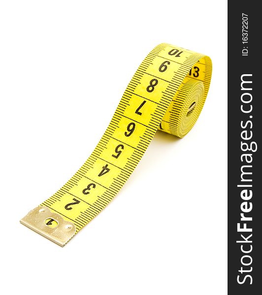 Yellow measuring tape