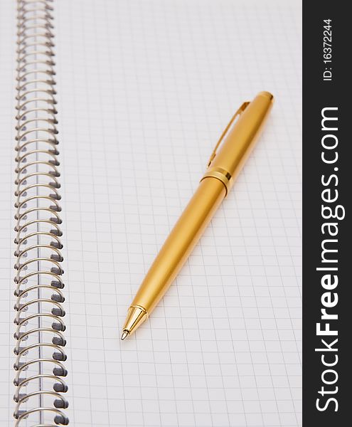 Notepad and pen