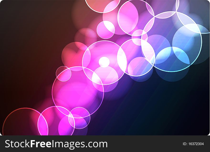 Glowing Abstract Background