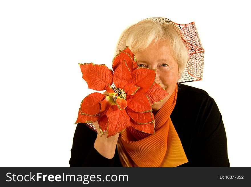 Woman is looking for christmas