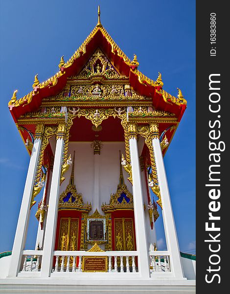 Thai Church Facade.