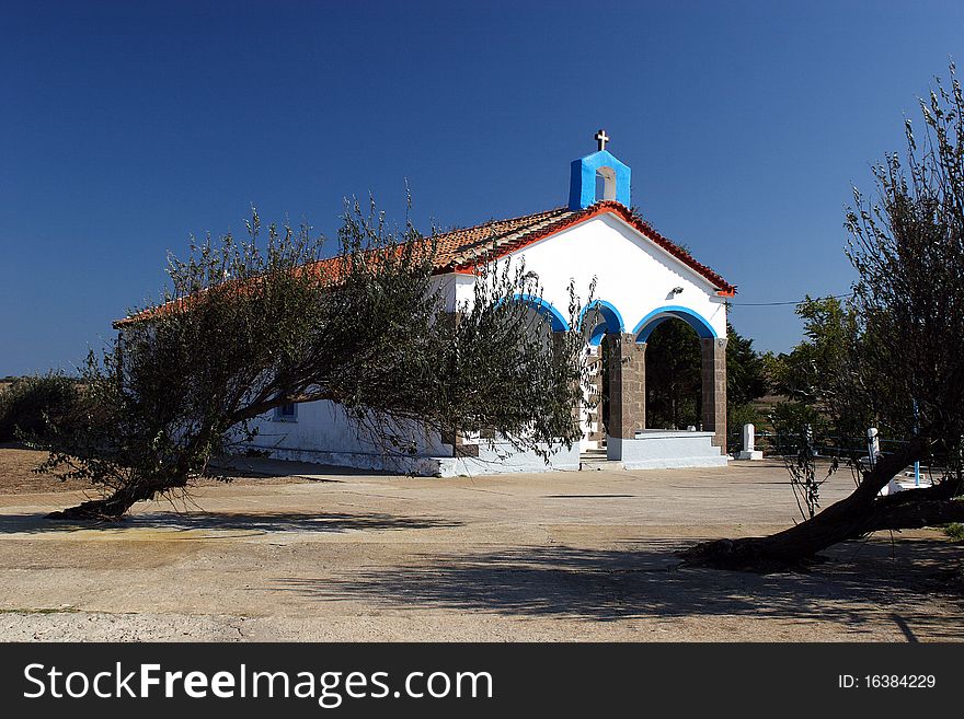 Church in Kotsinas on Lemnos island