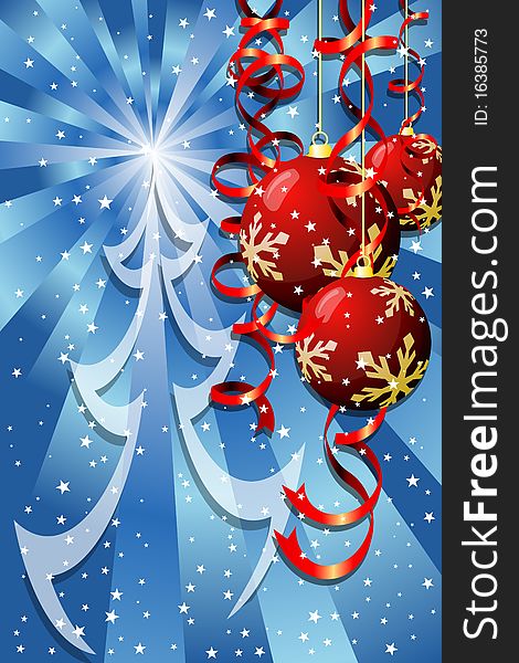 Graphic illustration of Christmas Decoration