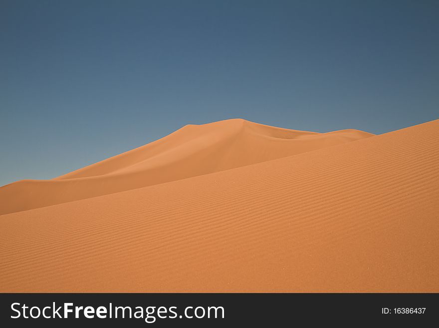 Sand dunes, Saraha desert Morocco. Sand dunes, Saraha desert Morocco.