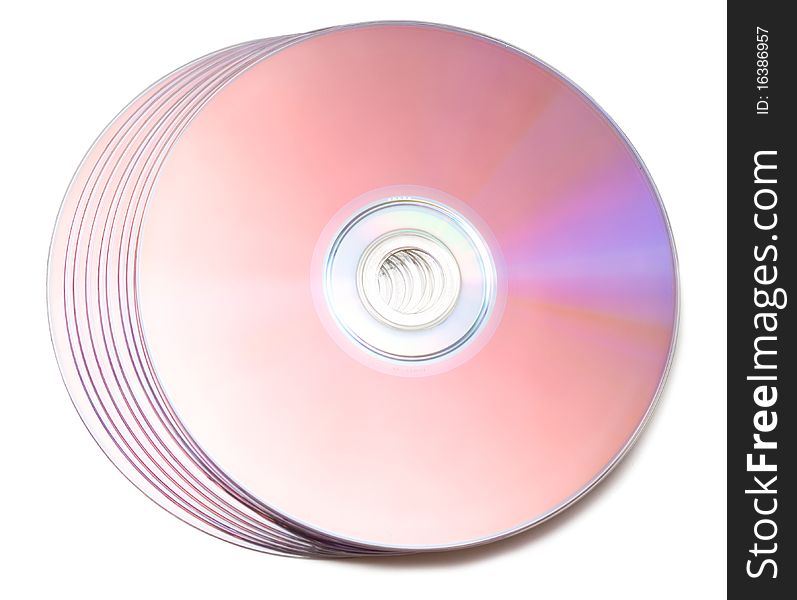 Stack of Cd or DVD roms