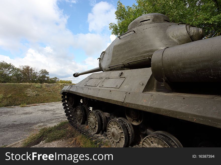Russian tank stay in park